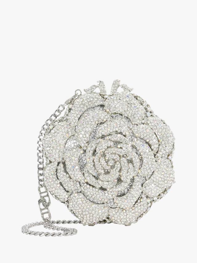 

Клатч Dune Bling с цветочным принтом и стразами Dune London, Silver