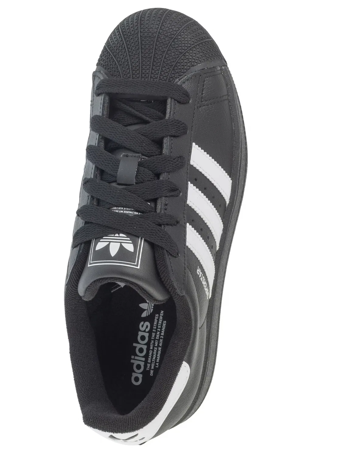 Кроссовки Adidas Originals Superstar II J черного цвета — фото 4