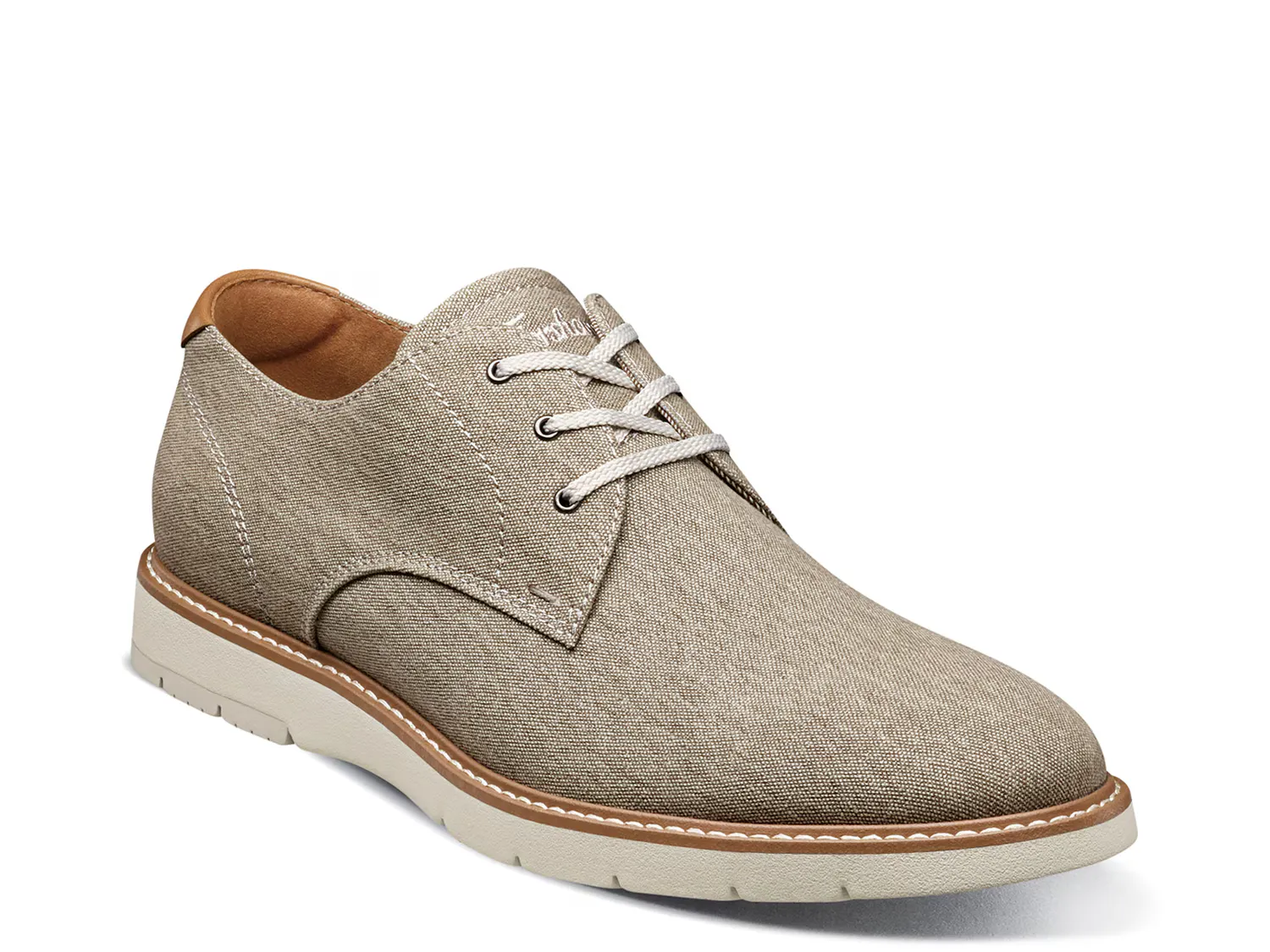 

Оксфорды Vibe Canvas Oxford Florsheim, серо-коричневый