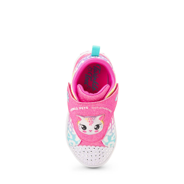 

Кроссовки Skechers Twi-Lites Twinkle Pets Glitter Cat Sneaker, розовый