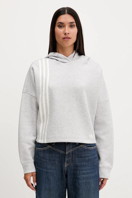 

Толстовка с тремя полосками Adidas Originals, серый