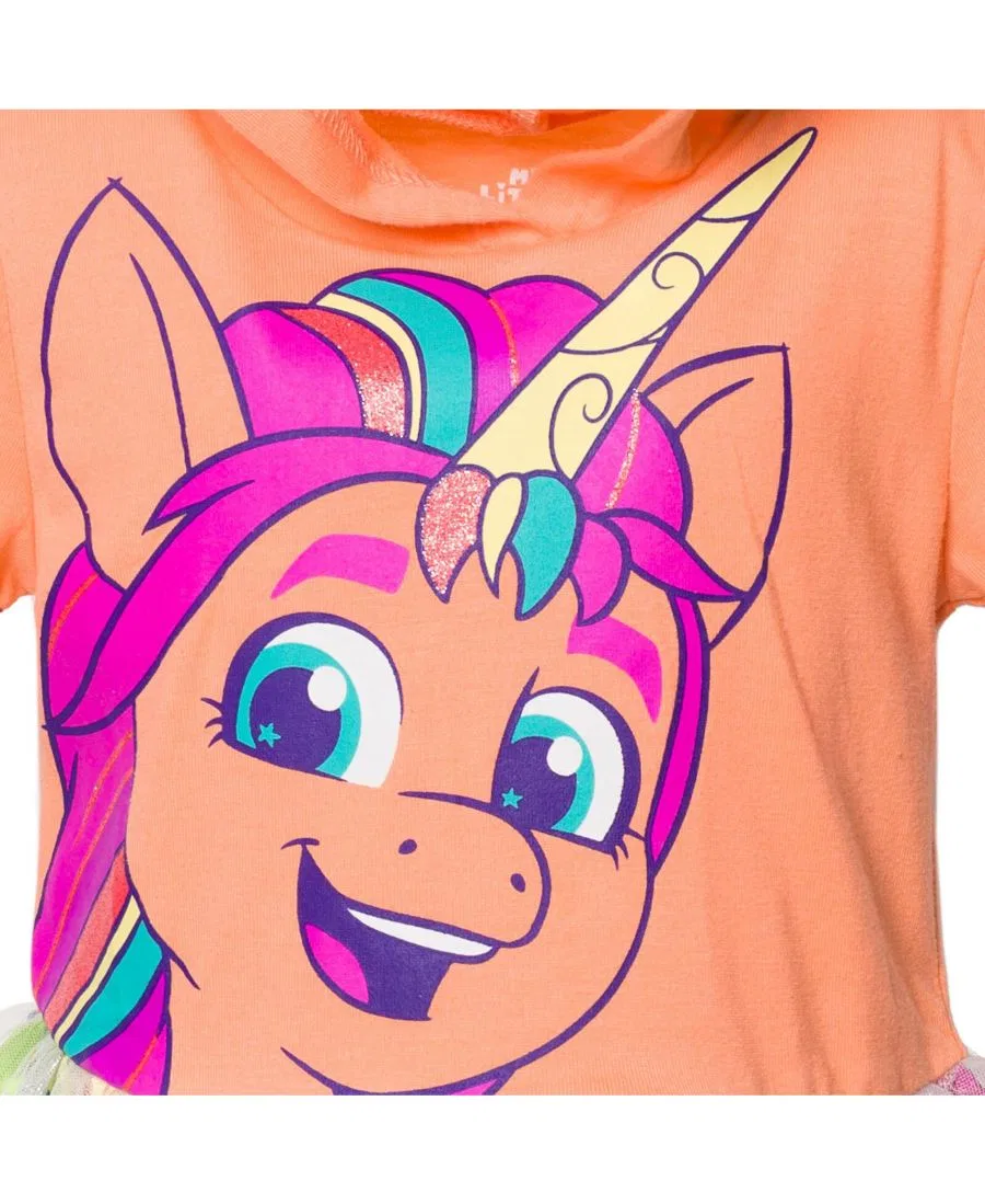 Платье из тюля для косплея Санни Старскаут My Little Pony, оранжевый — фото 3