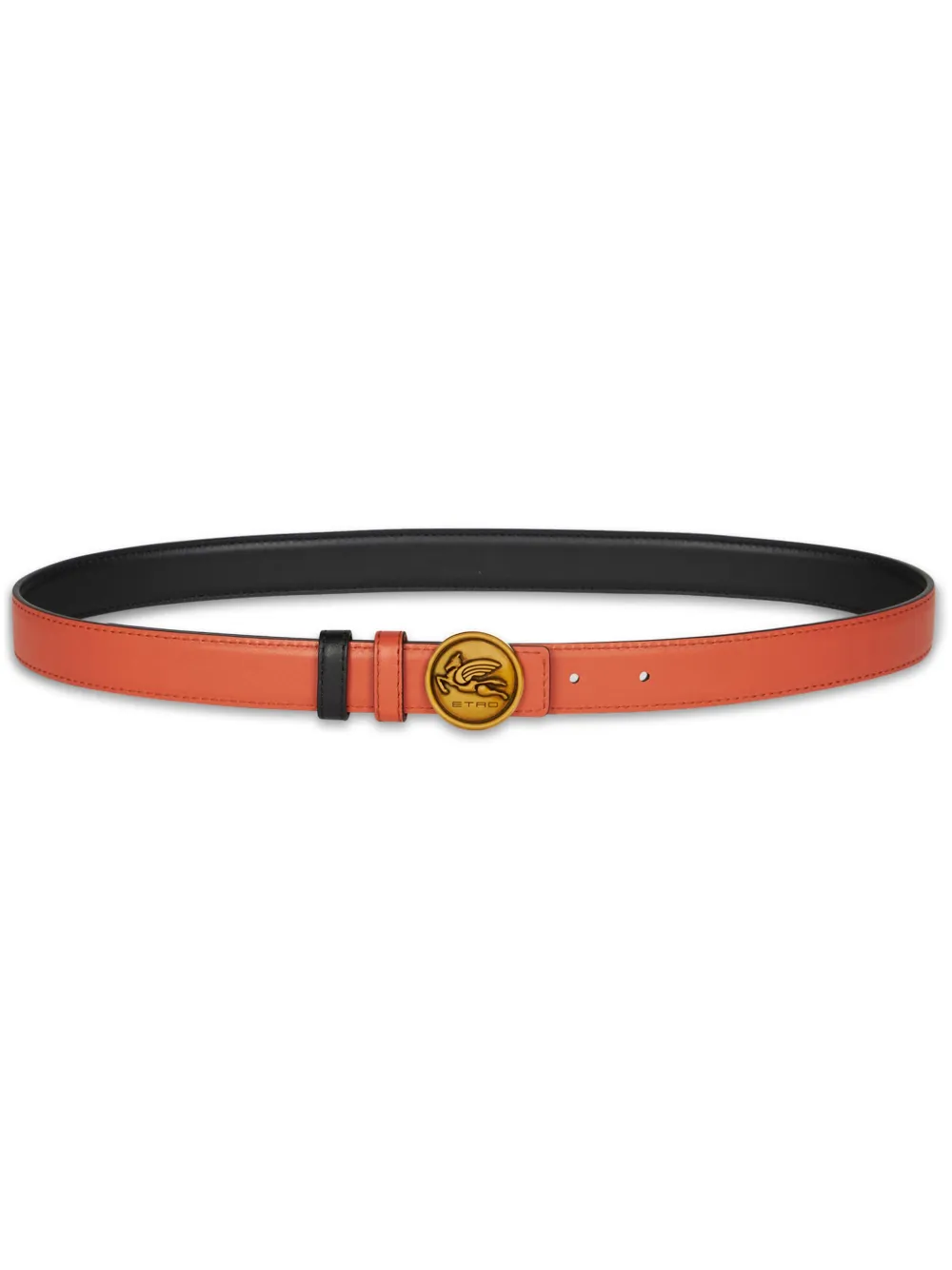 

Двусторонний ремень с пряжкой Pegaso ETRO, оранжевый