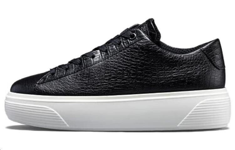 

Кроссовки ecco Skateboarding Shoes Women's Low-top Black, черный