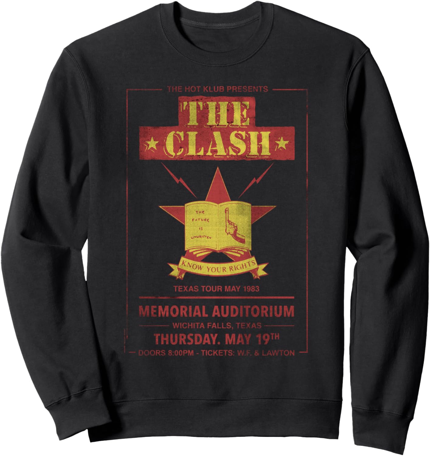 

Толстовка The Crash - Texas Tour 83' Wichita Falls, черная The Clash, Черный, Толстовка The Crash - Texas Tour 83' Wichita Falls, черная The Clash