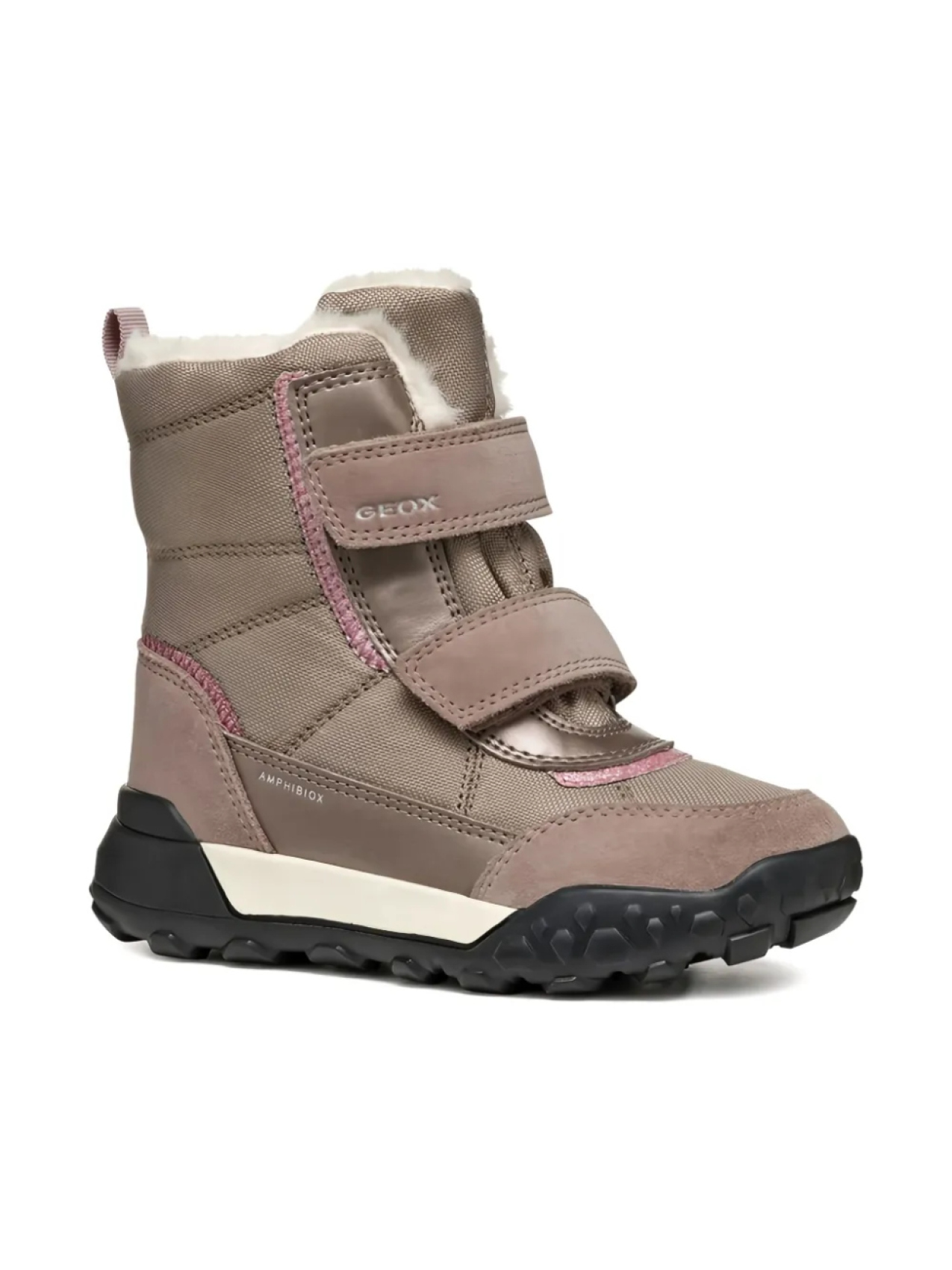 

Треккинговые ботинки Geox Kids, коричневый