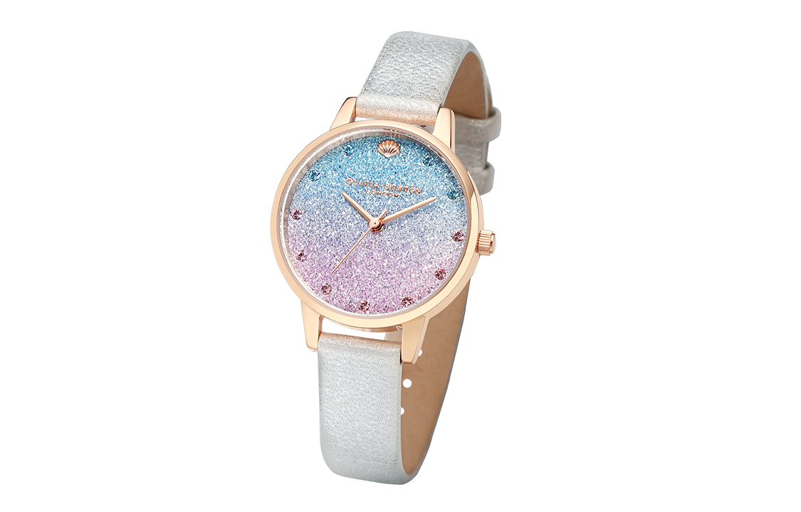 

OLIVIA·BURTON Часы Ocean Series Wrist Watch Quartz Movement Purple Watch Dial Women's Watch