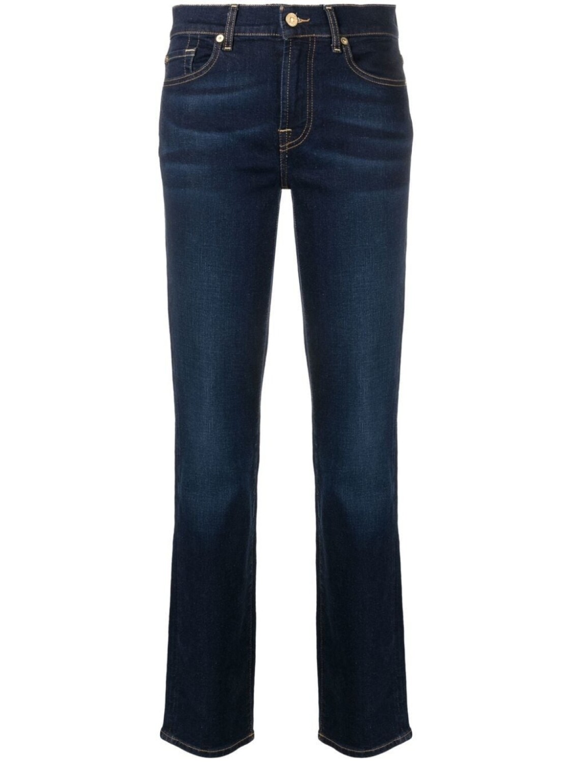 

7 For All Mankind прямые джинсы, синий