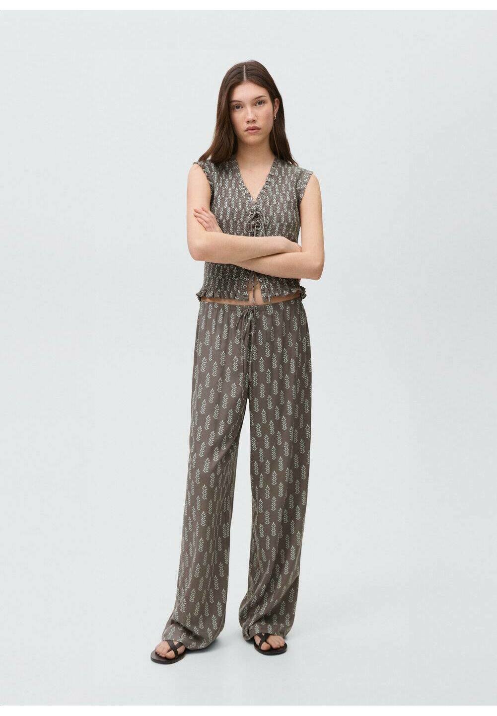 

Брюки ACAPULCP Mango Kids, серый