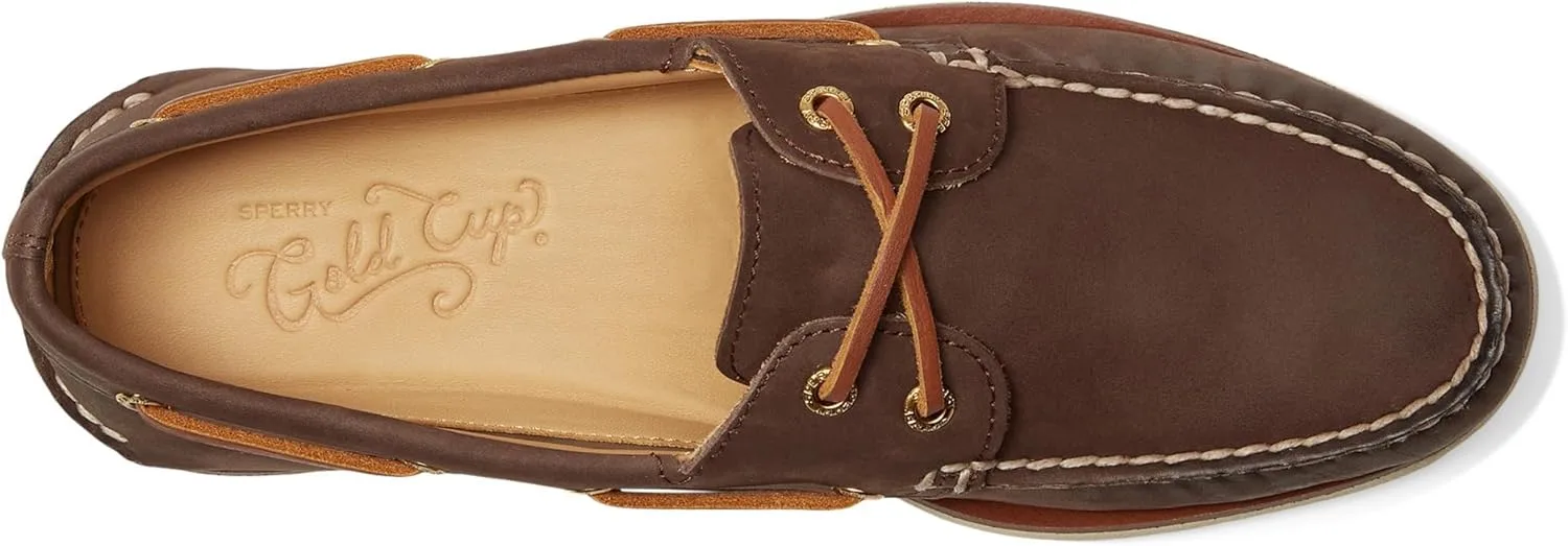 Мужские лоферы Sperry Gold Cup, оригинальные, в комплекте с двумя роскошными туфлями, коричневый — фото 2