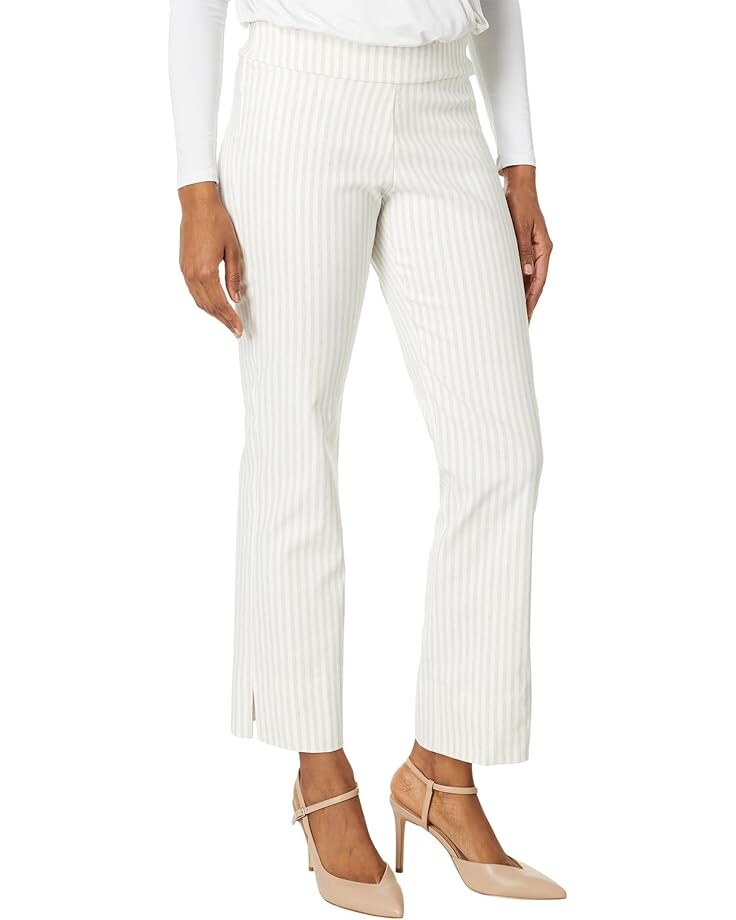 

Брюки Krazy Larry Stretch Linen Wide Ankle, цвет Oatmeal Stripe
