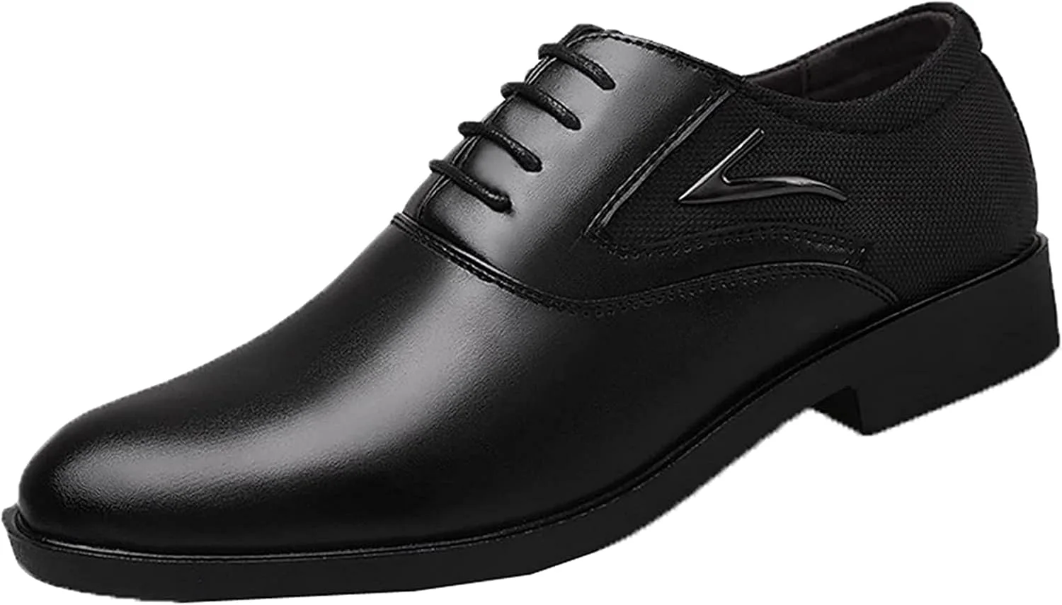 

Официальные мужские туфли Yiozoi, низкие, стиль Оксфорд, на шнуровке, плоская подошва, для свадьбы, вечеринки, офиса, остроконечные, черный