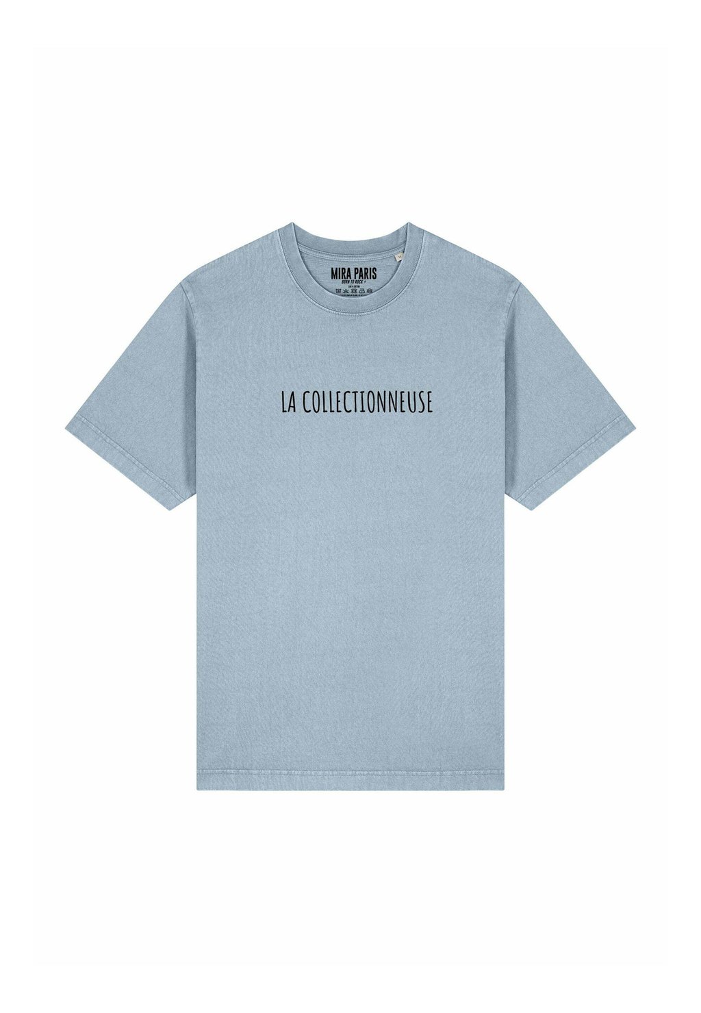 

Футболка с принтом LA COLLECTIONNEUSE PRINT HEAVYWEIGHT Mira Paris, светло-голубой