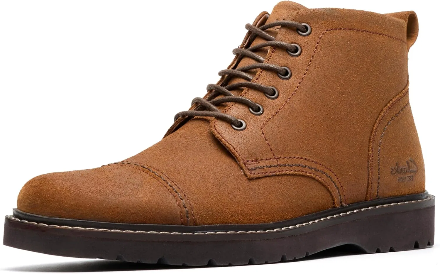 Мужские ботинки Clarks Eastridge Mid Lace-Up Chukka Boot на шнуровке, Cola