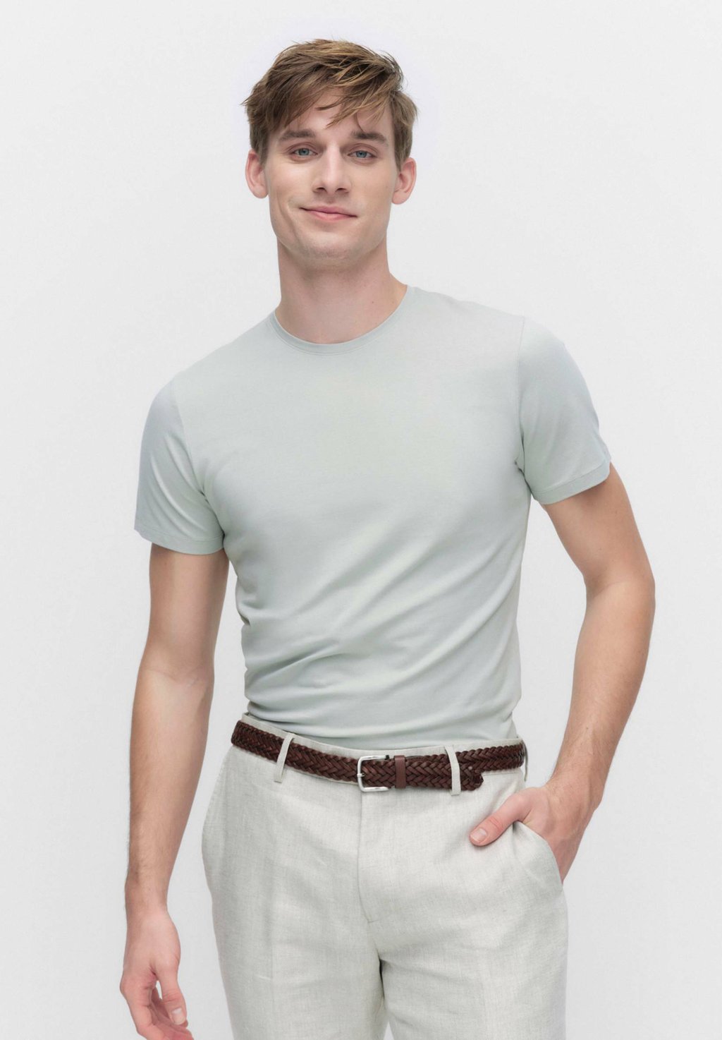 

Базовая футболка CORE SOLID O-NECK Bläck, зеленый