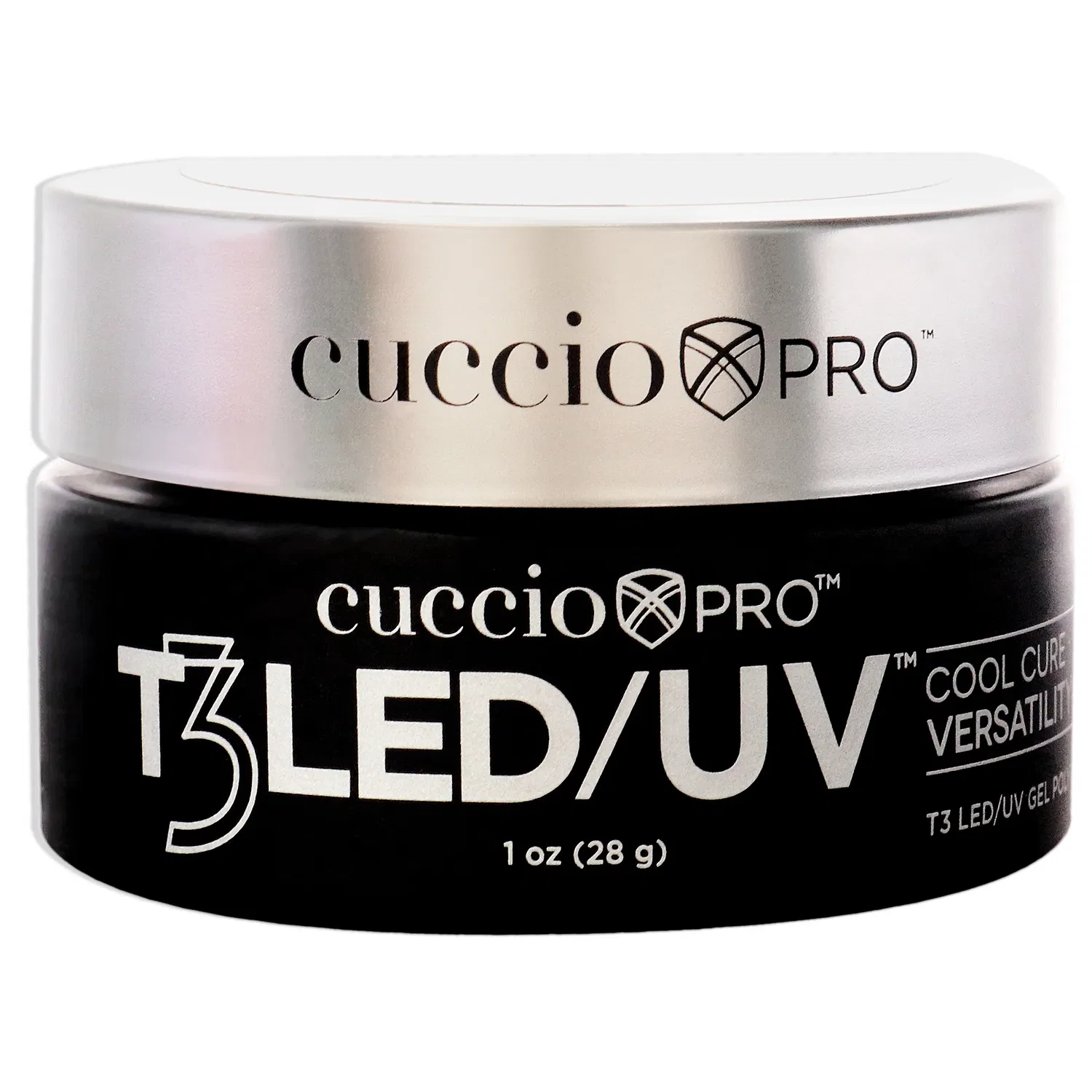 Гель для ногтей T3 Cool Cure Versatility Gel - Kekes Glitter от Cuccio Pro для женщин - 28 г, красный