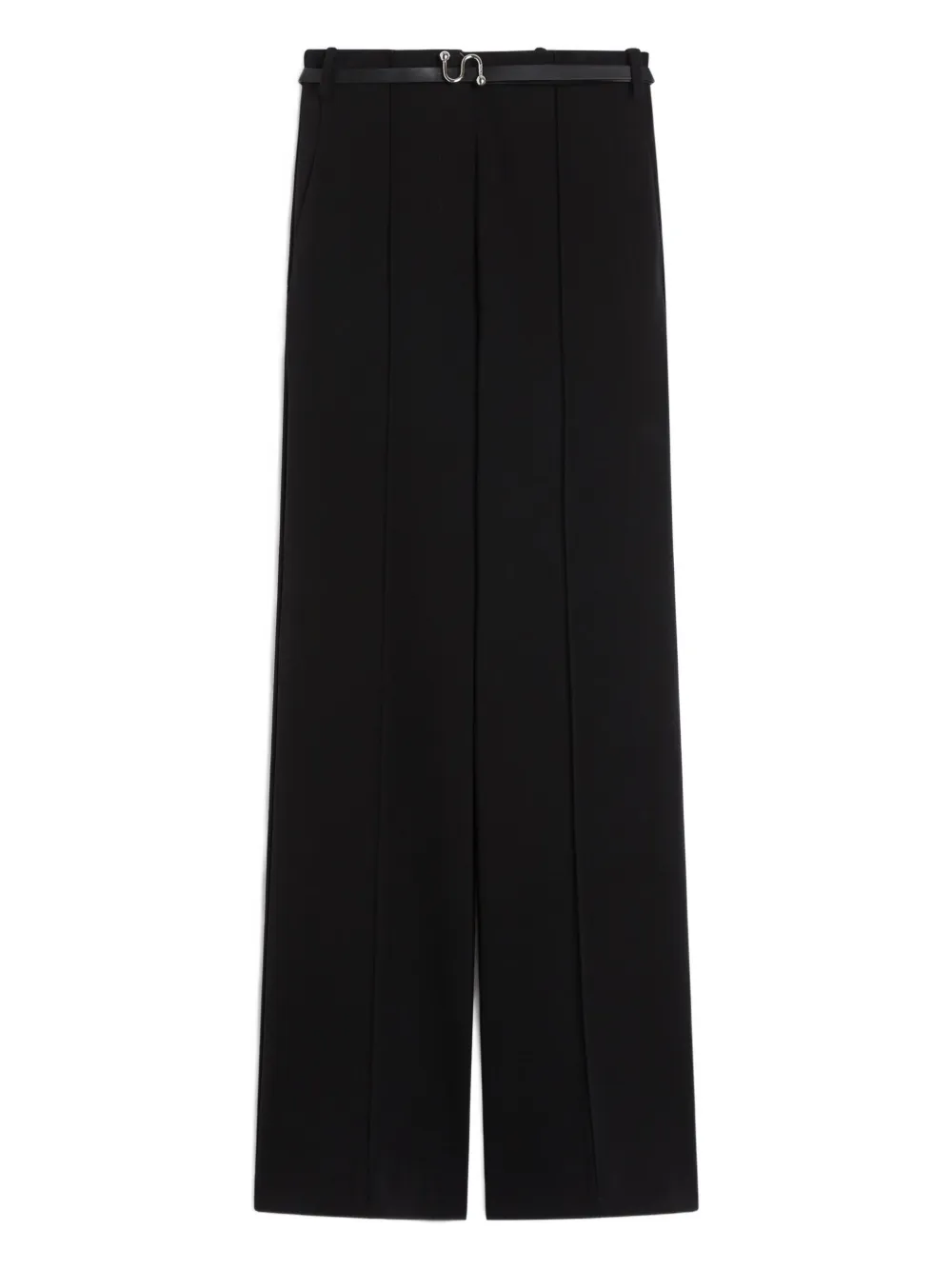 

Палаццо брюки с поясом Max Mara, черный