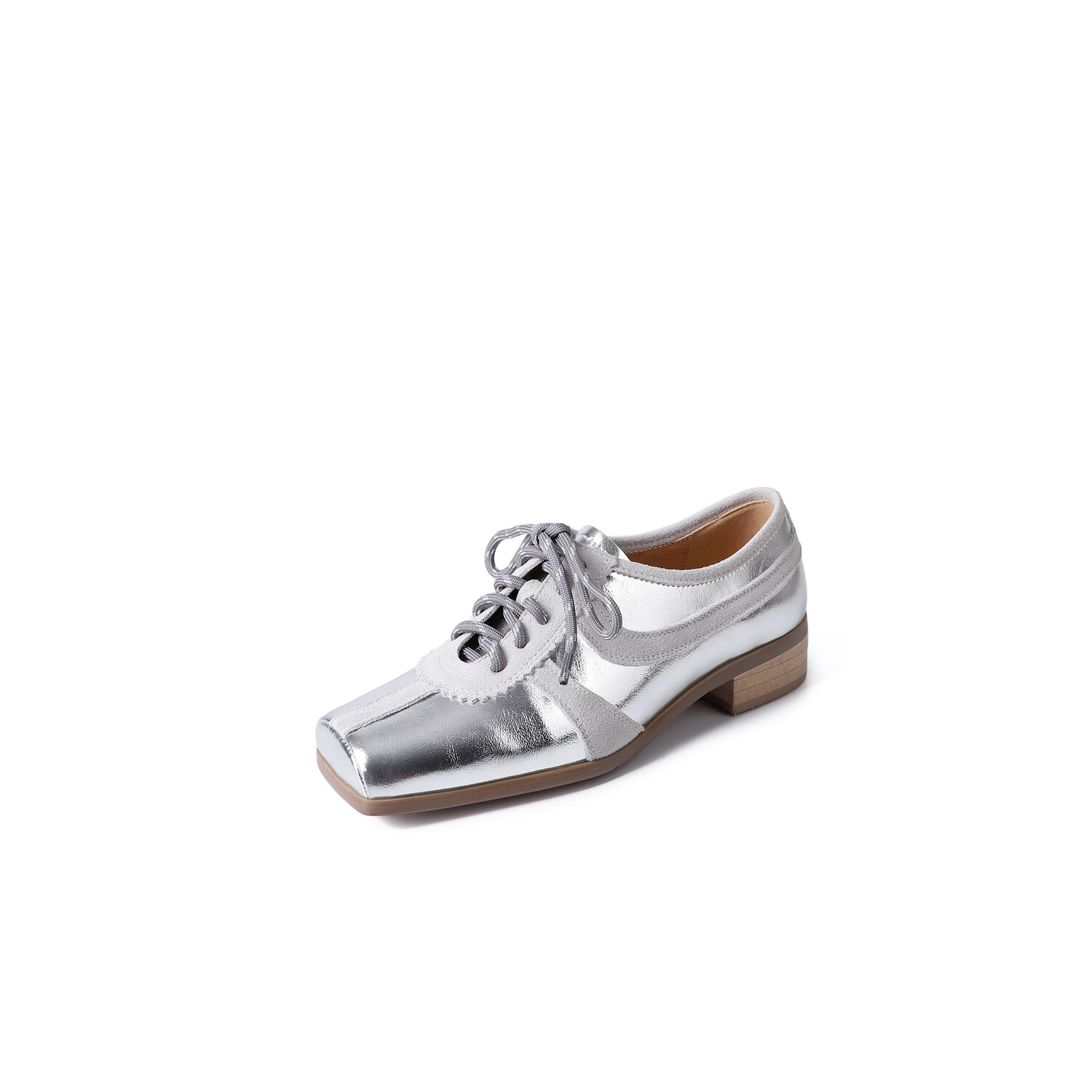 

Туфли женские повседневные Women's Casual Shoes Women's Rongcheng Shoe King, серебряный