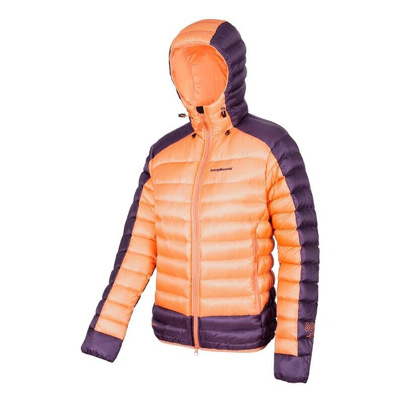 

Женский пуховик Trangoworld, цвет coral pink/fig purple/charcoal grey