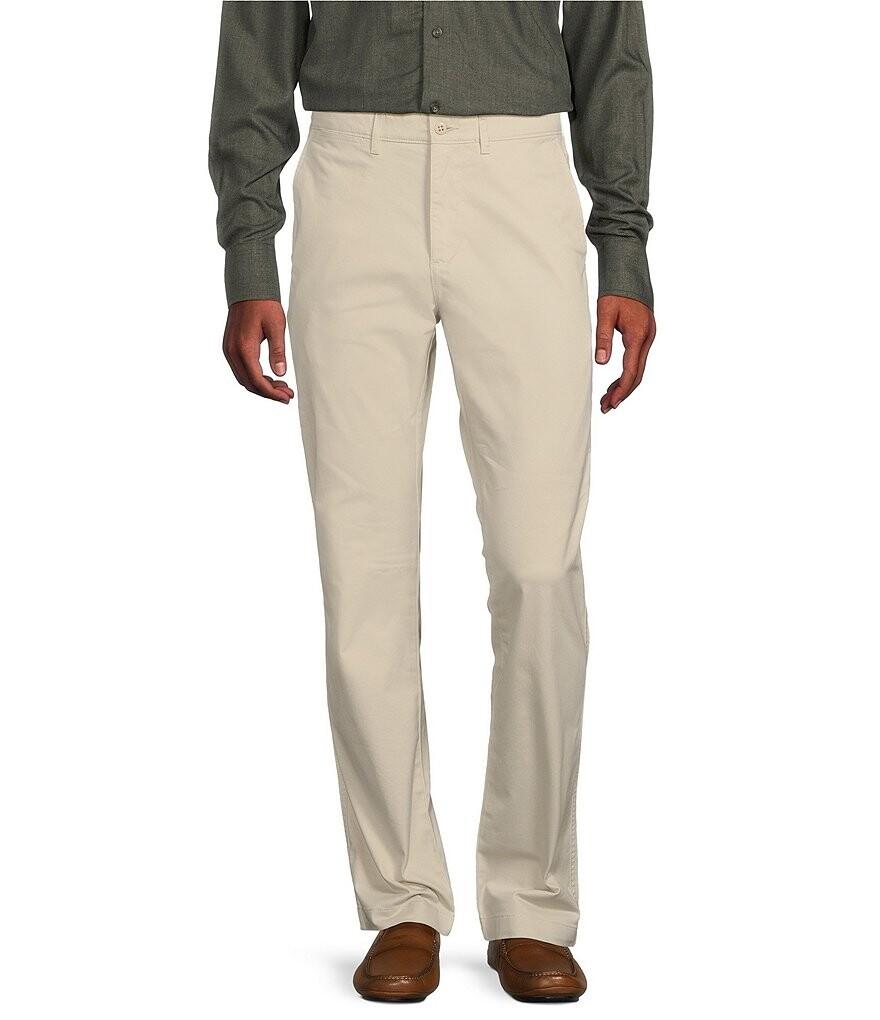 

Удобные эластичные повседневные брюки из саржи Cremieux Blue Label Soho Slim Fit с плоской передней частью, бежевый