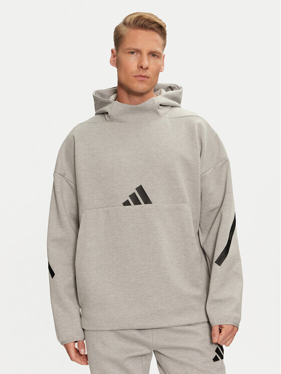

Толстовка свободного кроя Adidas, серый