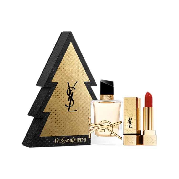 Набор для макияжа christmas limited freedom water из трех предметов легко растушевывается стойкий SAINT LAURENT — фото 2