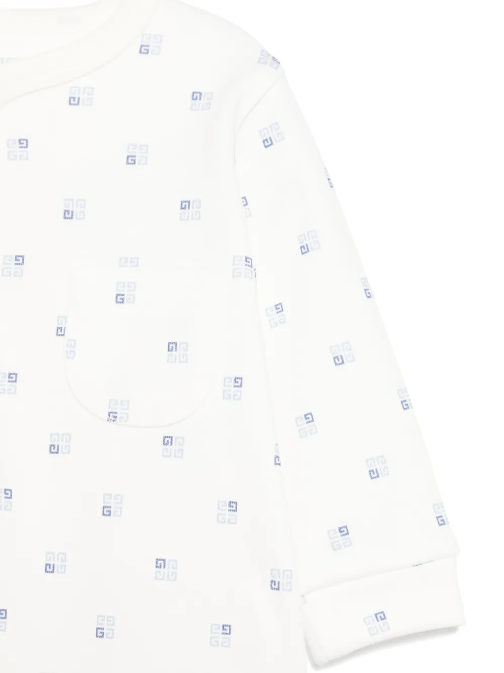 Пижама с принтом 4G Givenchy Kids, белый — фото 3