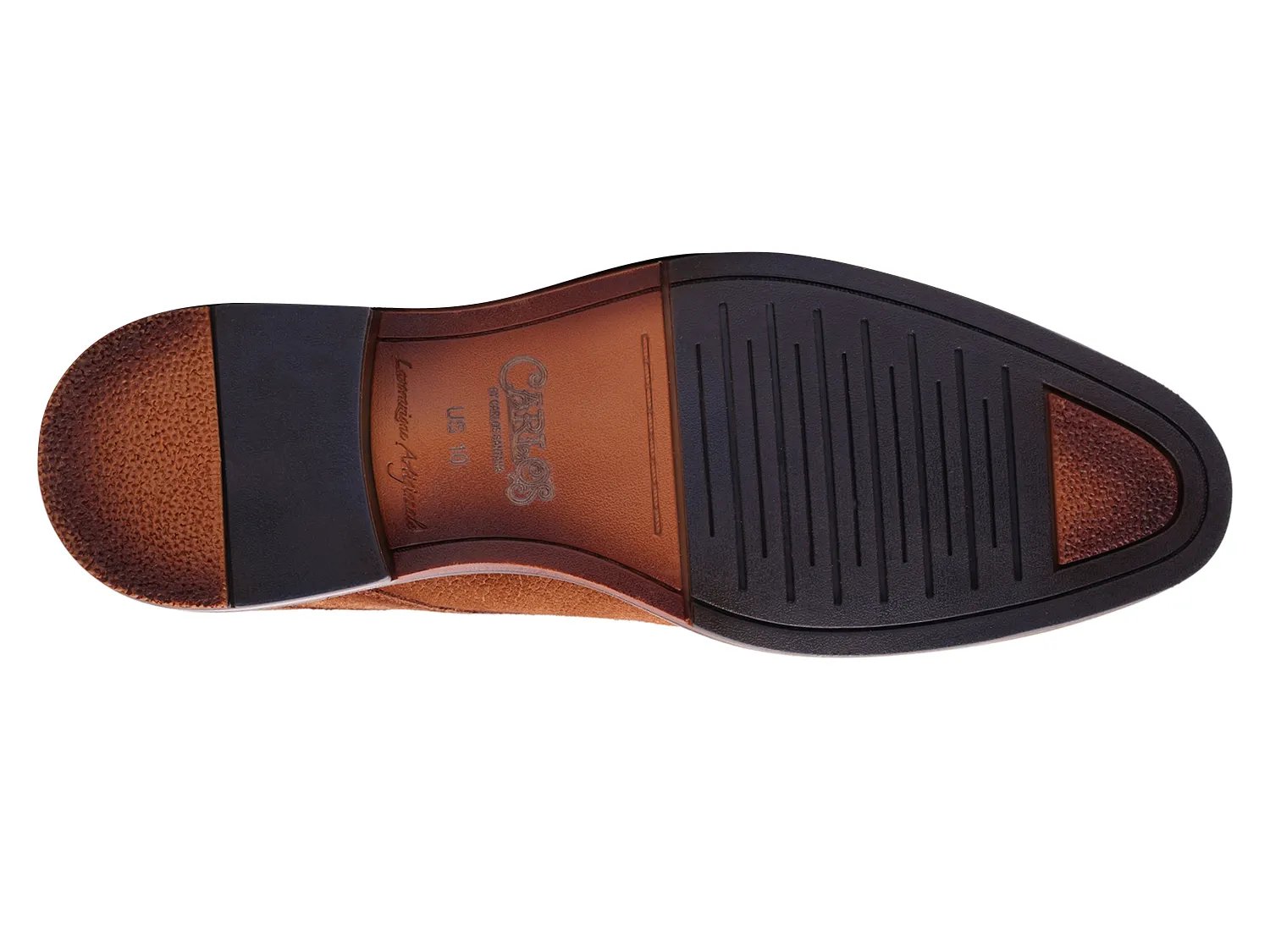 Оксфорды Carlos by Carlos Santana London Oxford, Tan Suede — фото 4