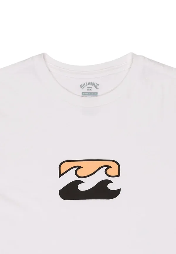 Футболка Billabong Icon Wave T-Shirt für Jungen 8-16 EBBZT00220 Print T-Shirt, белый — фото 3