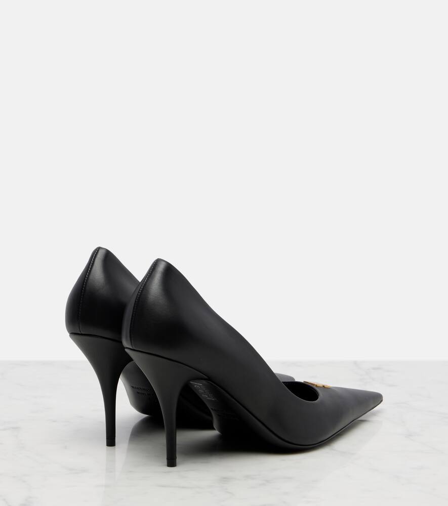 Туфли-лодочки Avenue BB Editor 90 из кожи Balenciaga, Black/Gold — фото 2