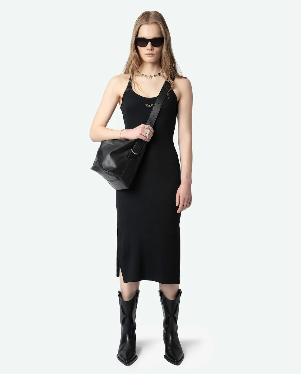 

Платье без рукавов Astra Zadig & Voltaire, черный