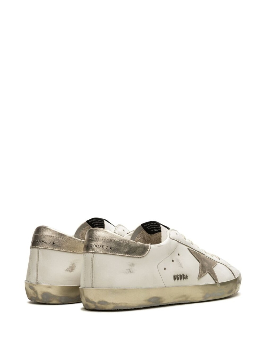 Golden Goose кеды Super-Star Classic White/Gold, белый — фото 2