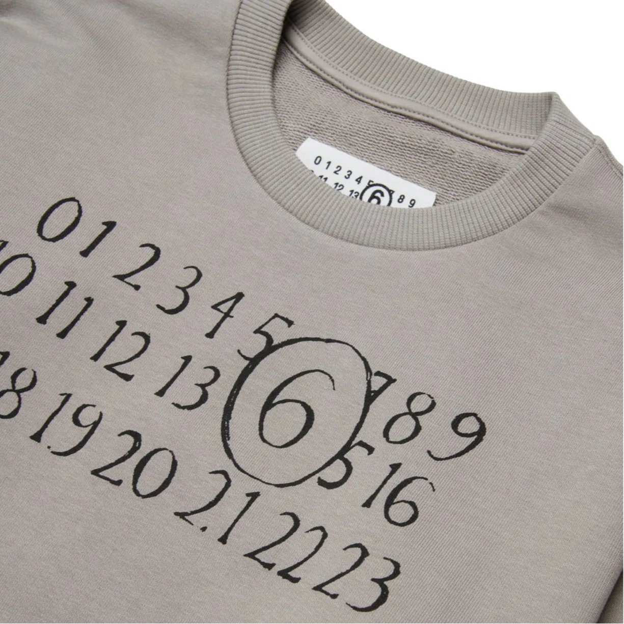 Свитшот детский MM6 Maison Margiela, Gray — фото 4
