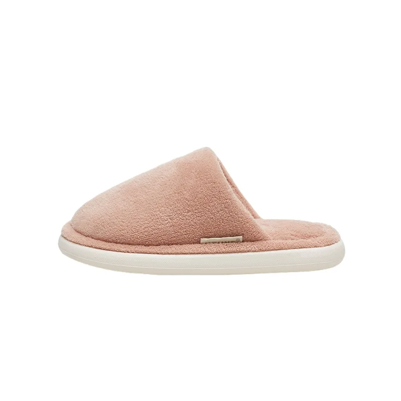 Домашние хлопковые тапочки UTUNE, Cherry Blossom Pink (Coral Fleece Lining)
