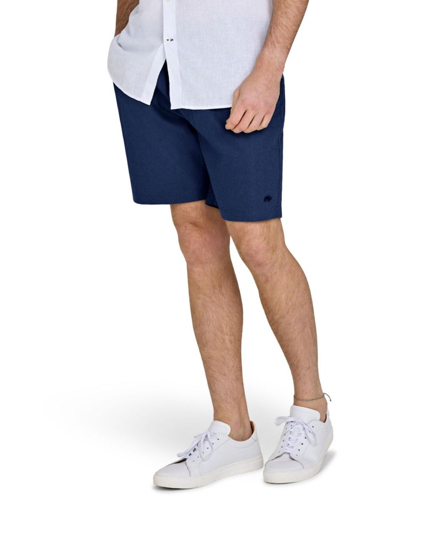 

Мужские льняные шорты с эластичным поясом Raging Bull, Navy