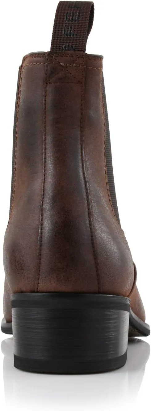 

Коллекция мужских вестерн-бутс Ferro Aldo | Повседневные и классические ботинки до щиколотки в стилях ковбой, челси и байкер для мужчин, коричневый