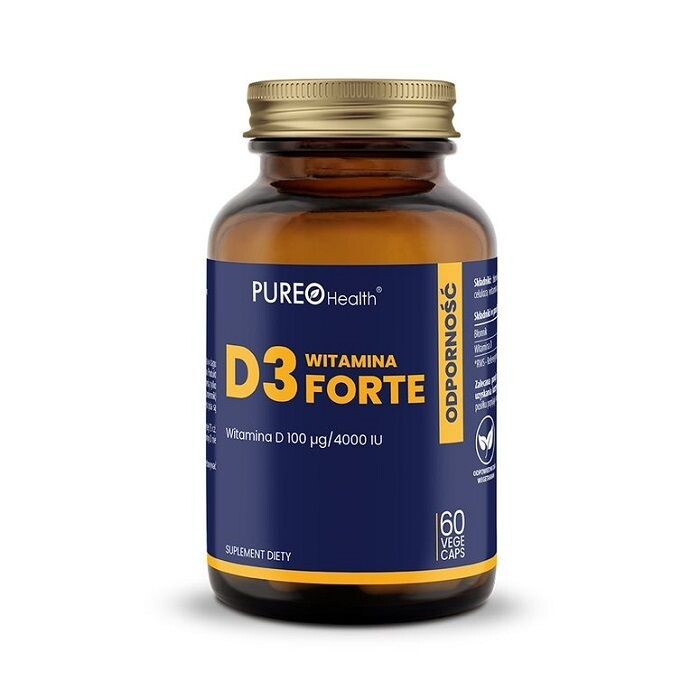 

Pureo Health Witamina D3 4000 IU Kaps. витамин D3 в капсулах, 60 шт.