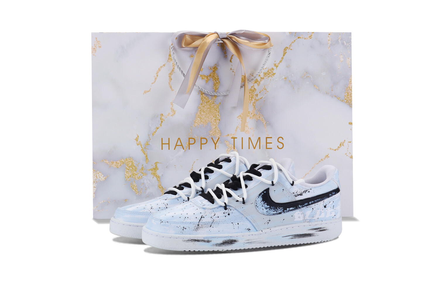 

Кроссовки Nike Court Vision 1 Skateboarding Shoes Men Low-top White/blue, голубой, Синий, Кроссовки Nike Court Vision 1 Skateboarding Shoes Men Low-top White/blue, голубой