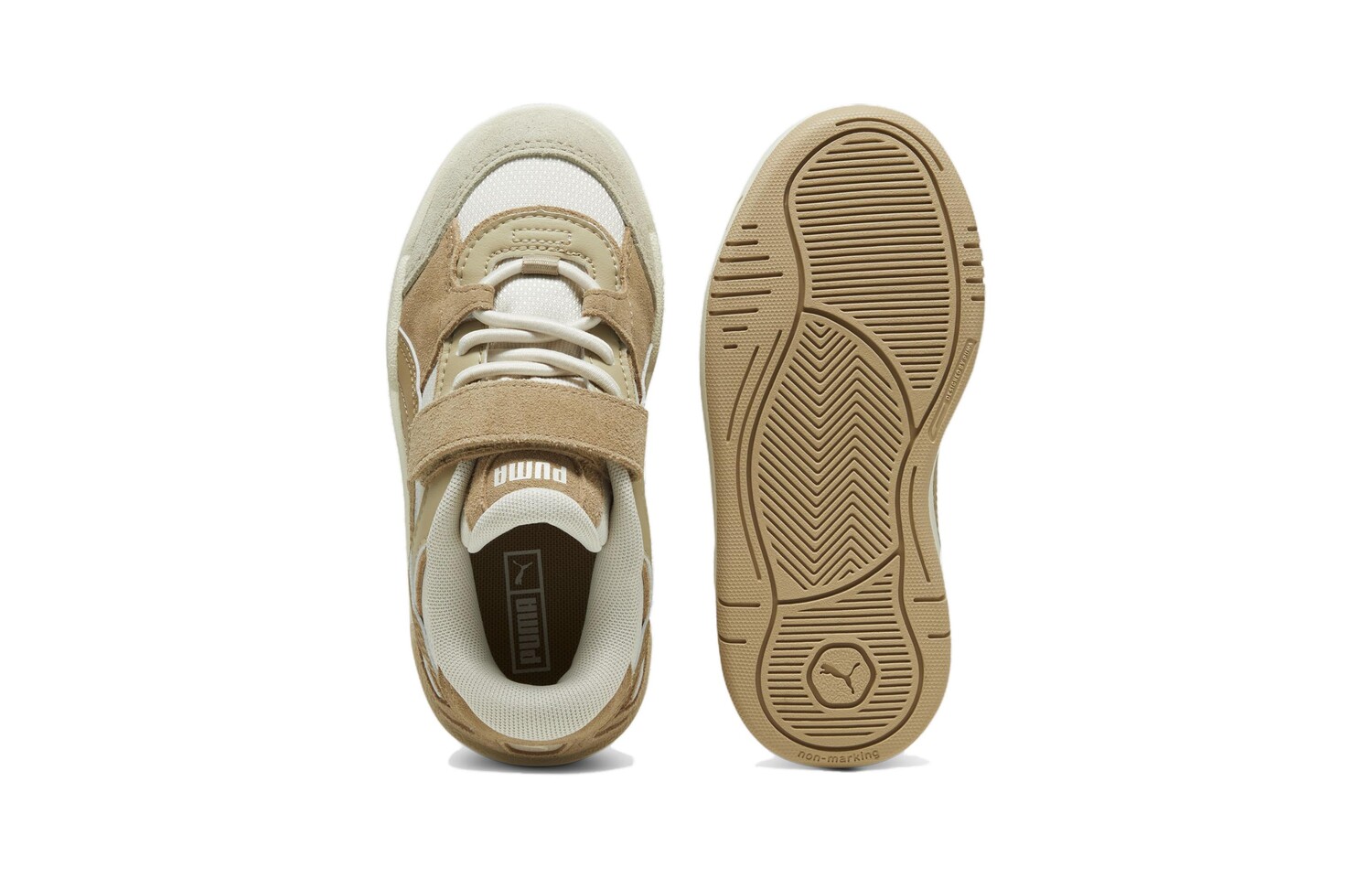 Puma Kids Обувь для скейтбординга PS, Brown — фото 4