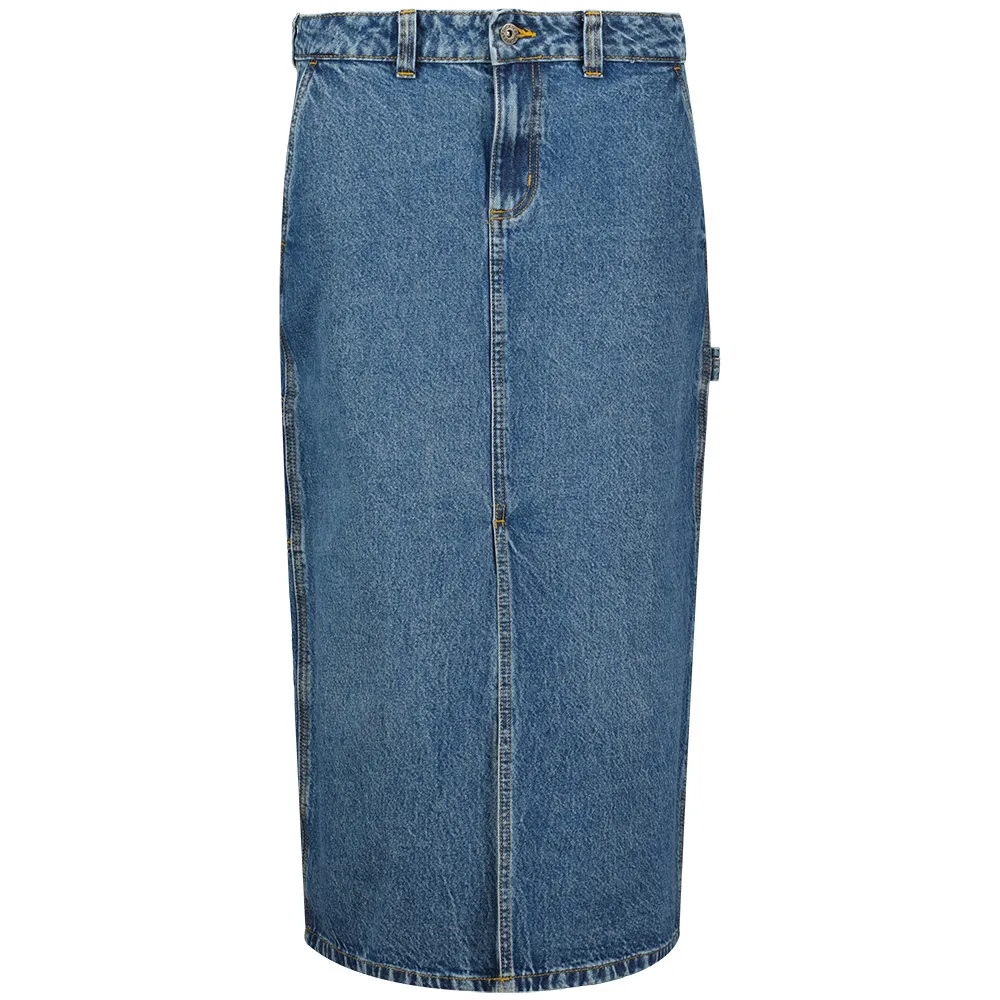 

Юбка Dickies Long Carpenter denim skirt, синий