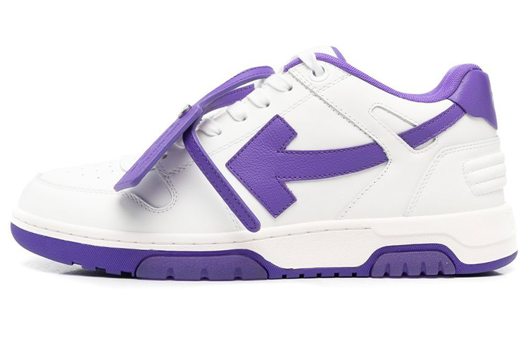 

OFF WHITE Out Of Office 'OOO' Лоу-топс Белый Фиолетовый Белый