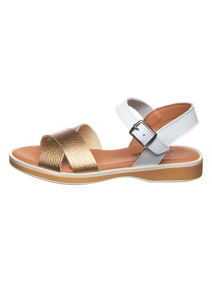 

Сандалии kmins Leder, цвет Gold/Weiß