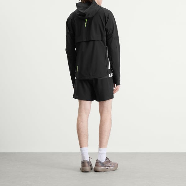 Беговая куртка Adidas adizero Adidas Running, черный — фото 4
