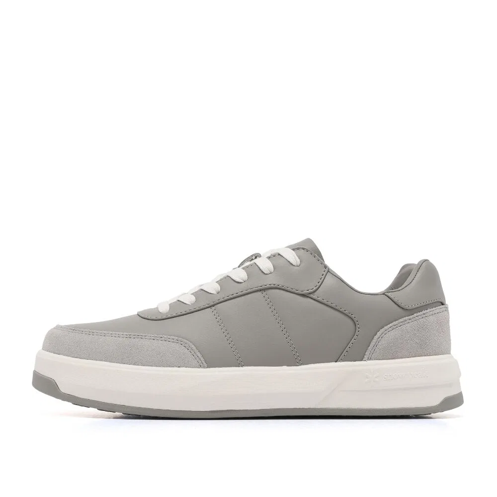 Мужские низкие кеды Buddy Roots цвета Fog Gray от Snowpeak Apparel — фото 2