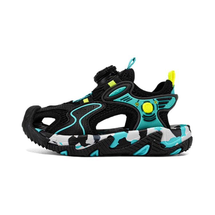 

Дышащие противоскользящие детские сандалии для детей 3-7 лет 361°KIDS, Carbon Black/Time Green