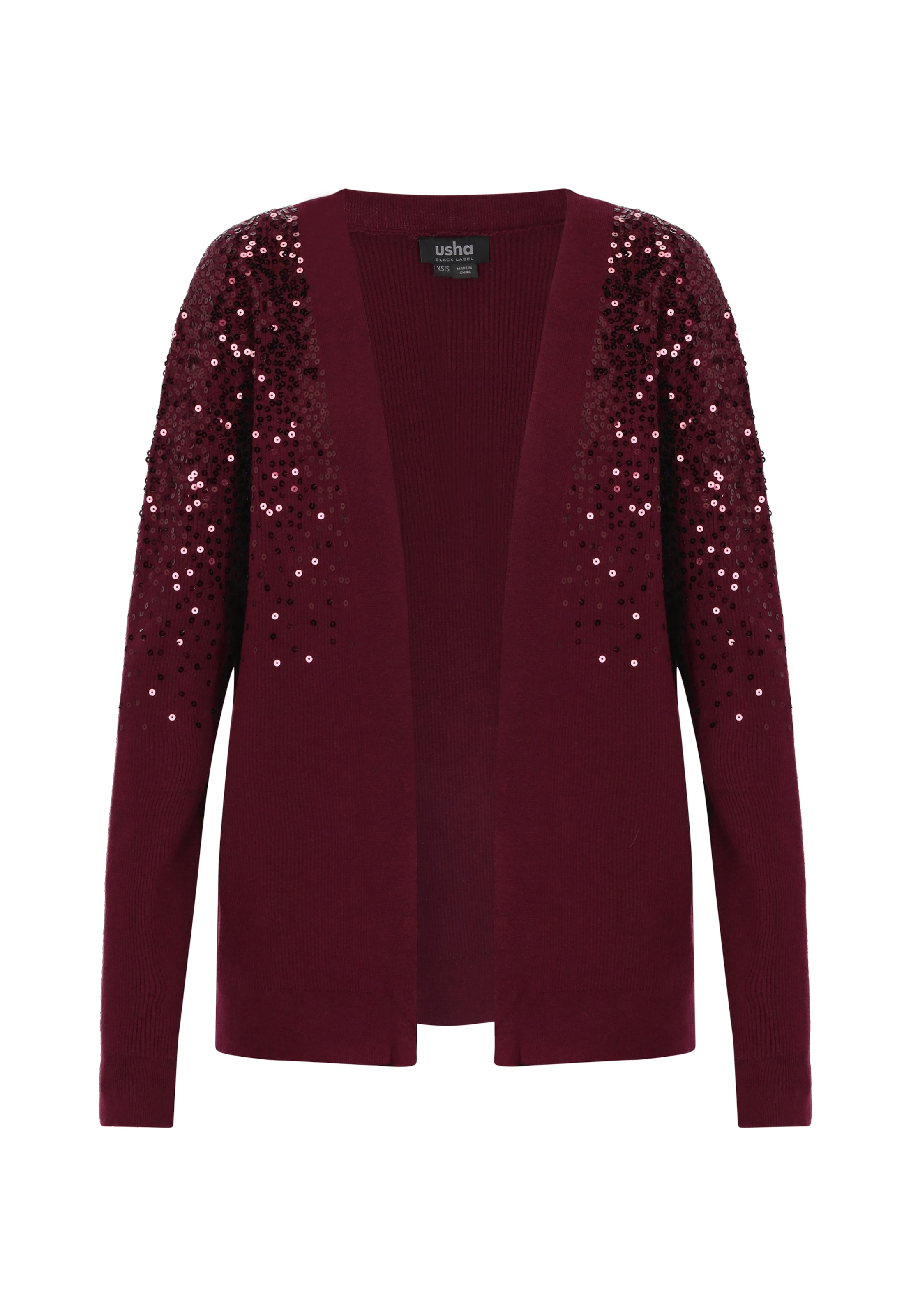 

Usha BLACK LABEL Кардиган в винном красном
