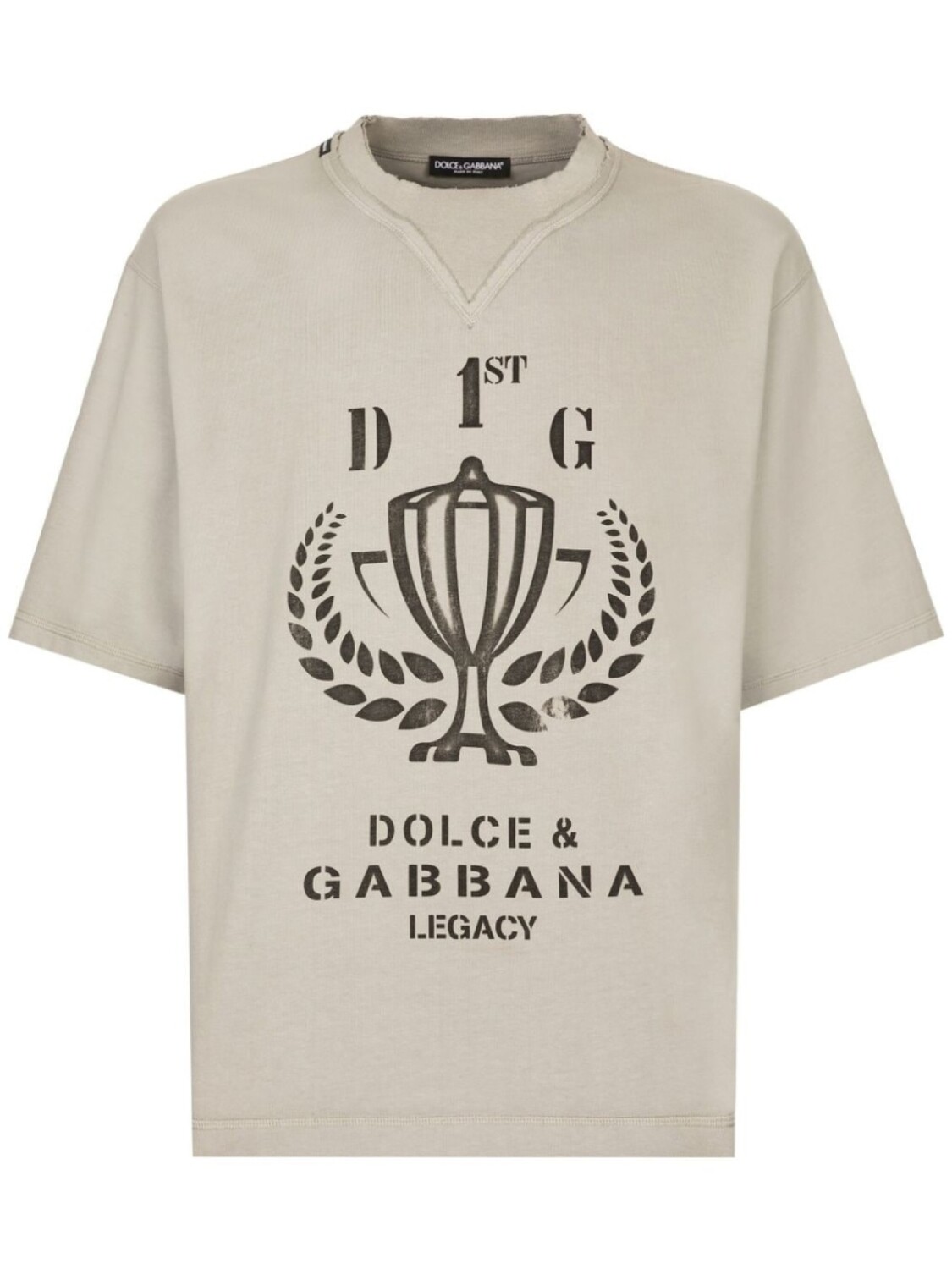 

Dolce & Gabbana футболка с логотипом, серый