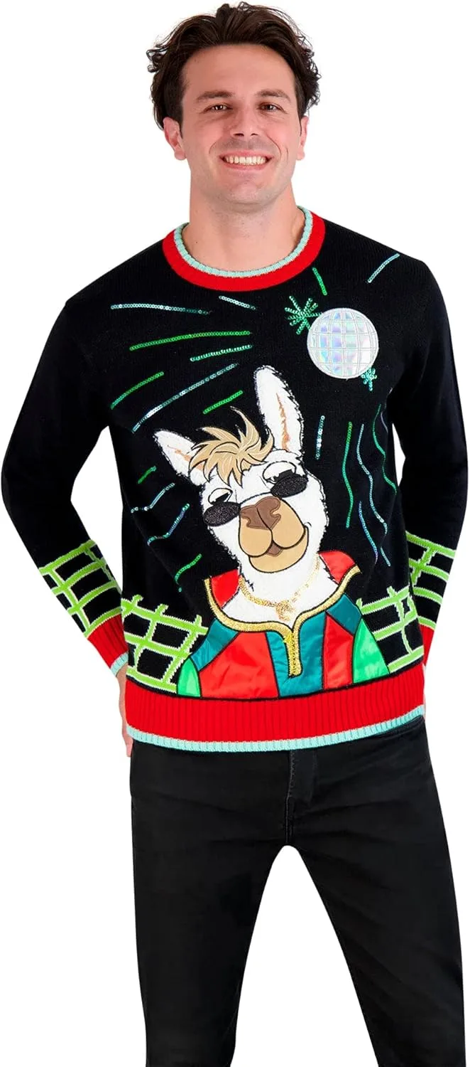 

Мужской свитер Holiday Hype с традиционным новогодним принтом