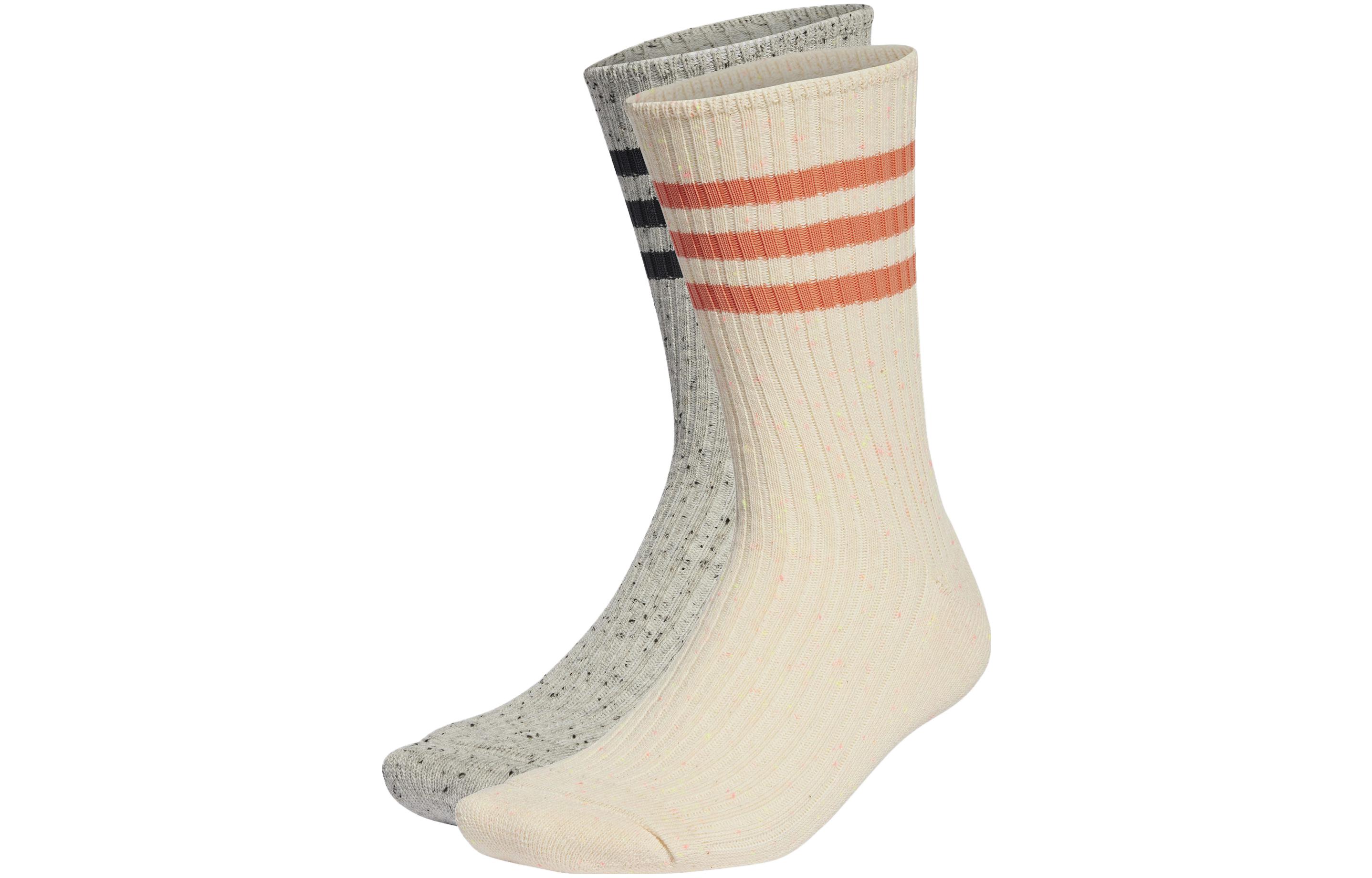 

Гольфы унисекс Adidas, 1 Set 2 Pack (Beige+Gray)