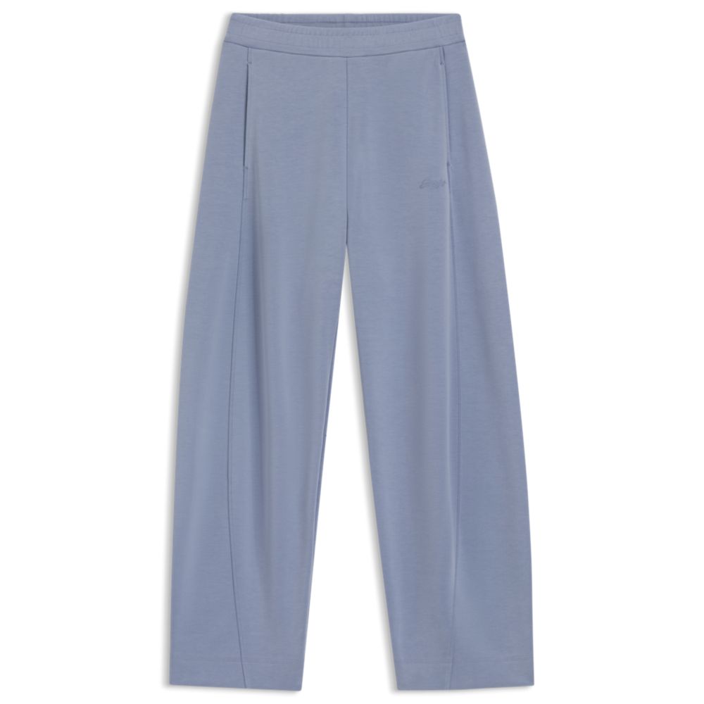 

Спортивные брюки с вышитым логотипом и свободным кроем BOSS, синий